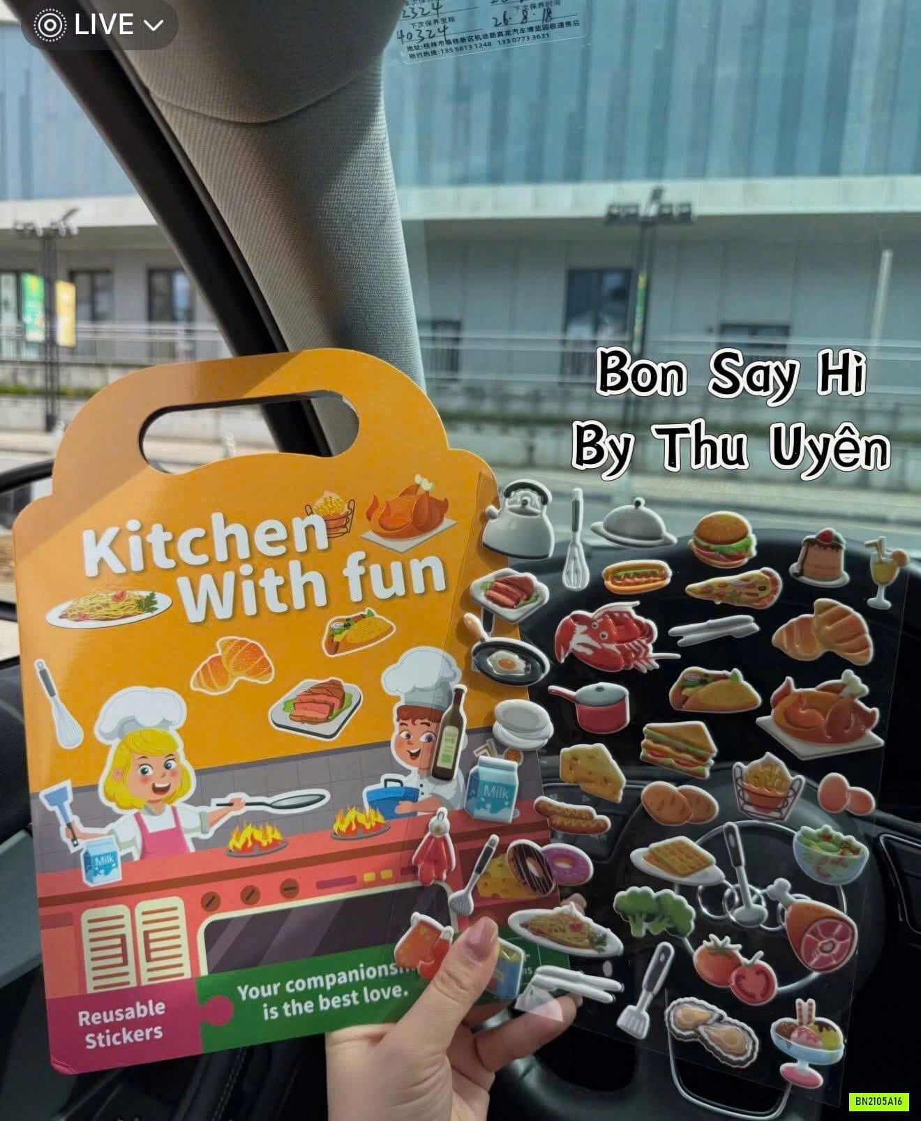 COMBO 6 QUYỂN STICKER