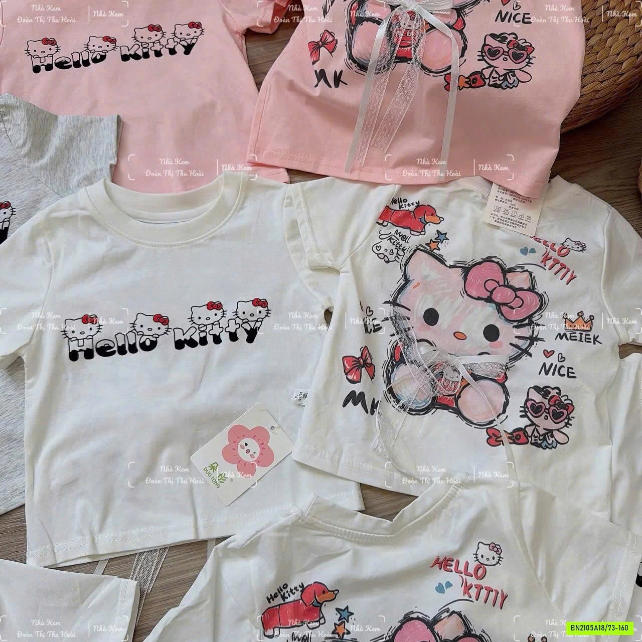 ÁO THUN KITTY DỄ THƯƠNG