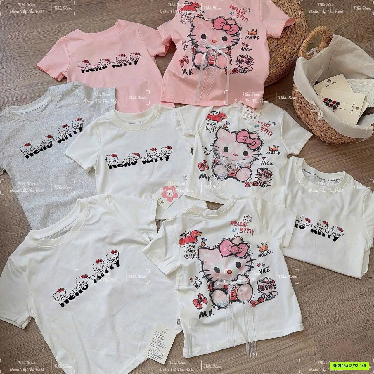 ÁO THUN KITTY DỄ THƯƠNG