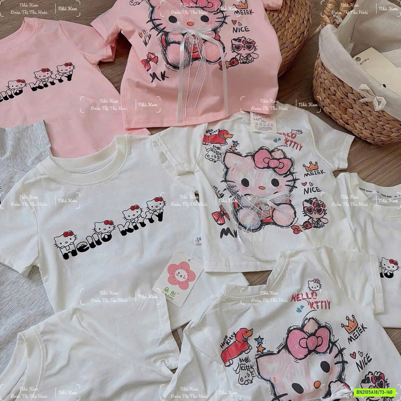 ÁO THUN KITTY DỄ THƯƠNG