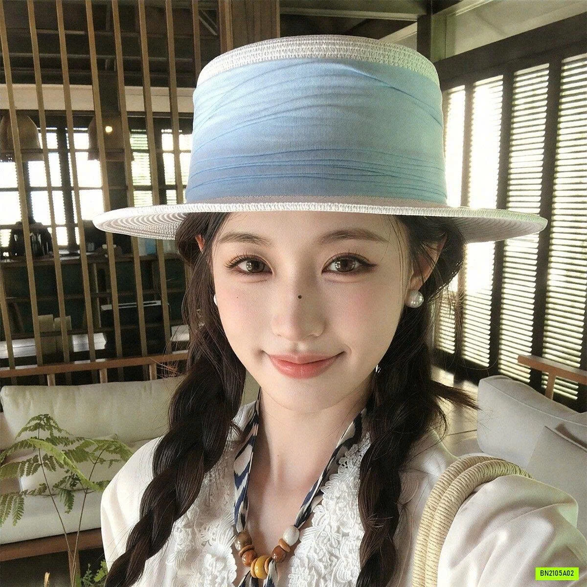MŨ CÓI PHỐI VOAN ĐI BIỂN