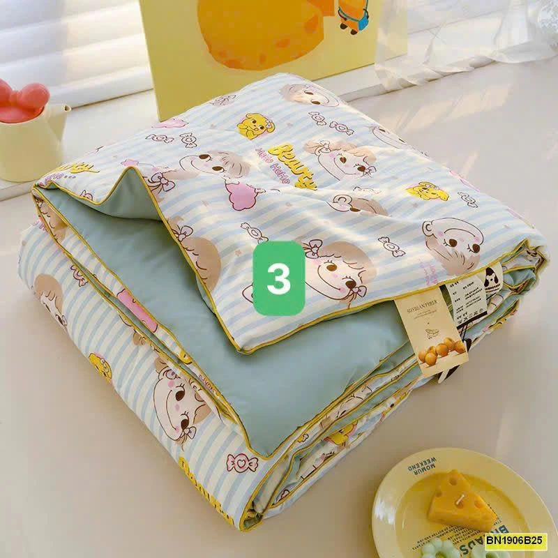 CHĂN HÈ MÁT MẺ 2 LỚP LOẠI A IN HÌNH