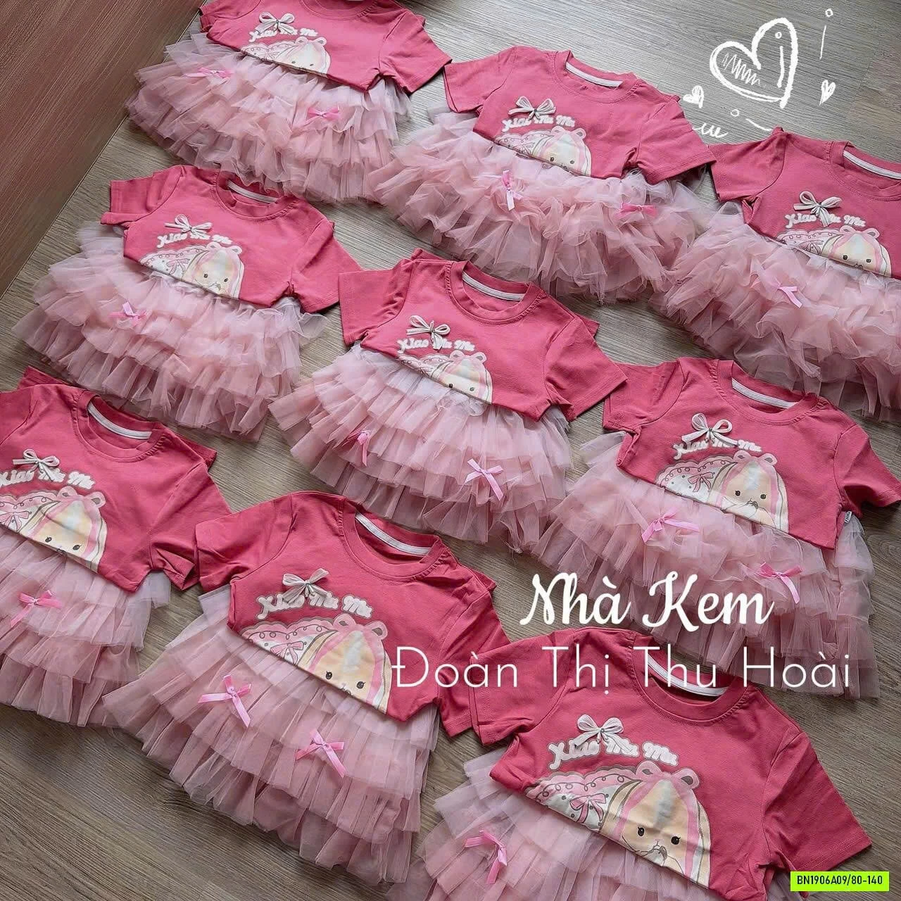 SÉT VÁY THỎ HỒNG NINGLI