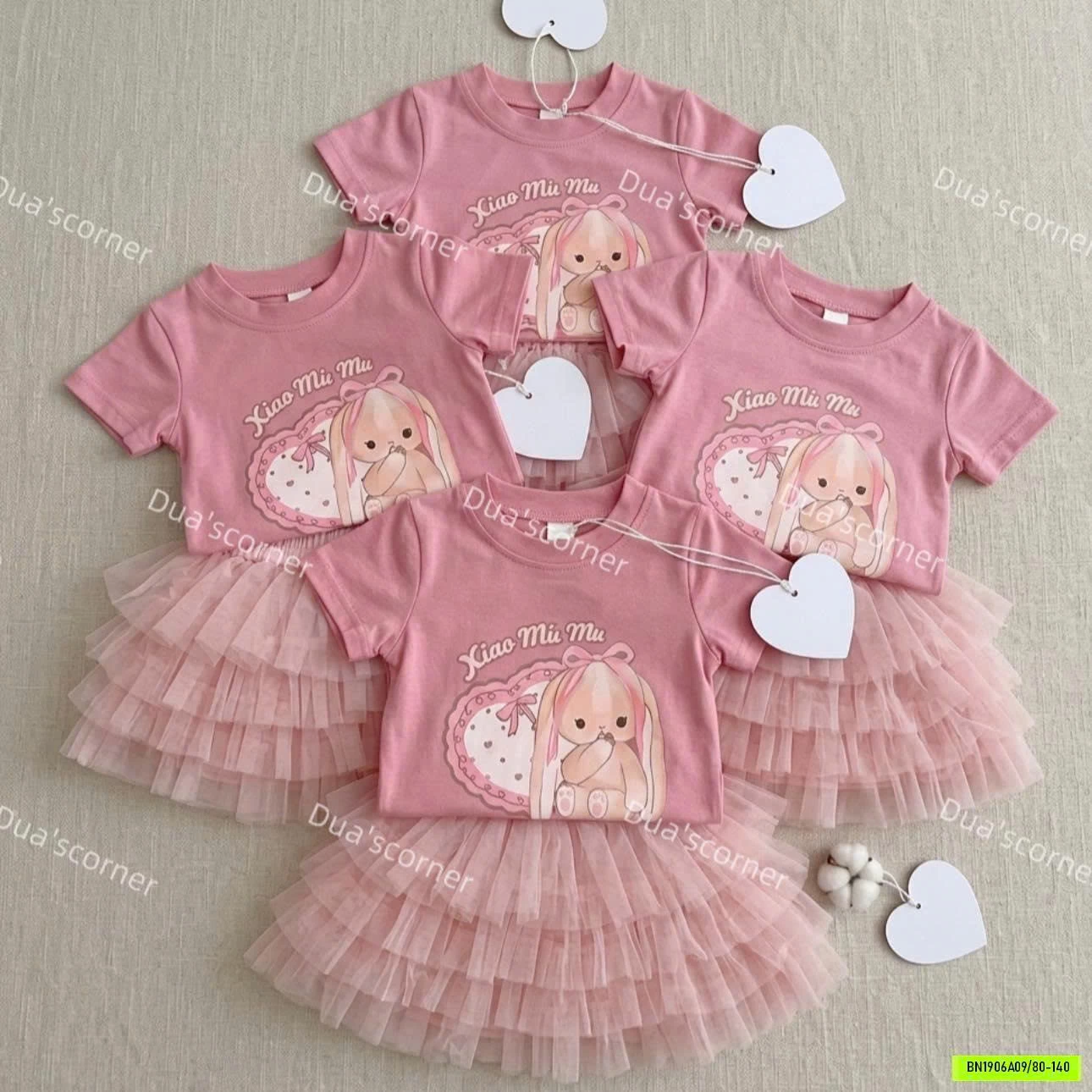 SÉT VÁY THỎ HỒNG NINGLI