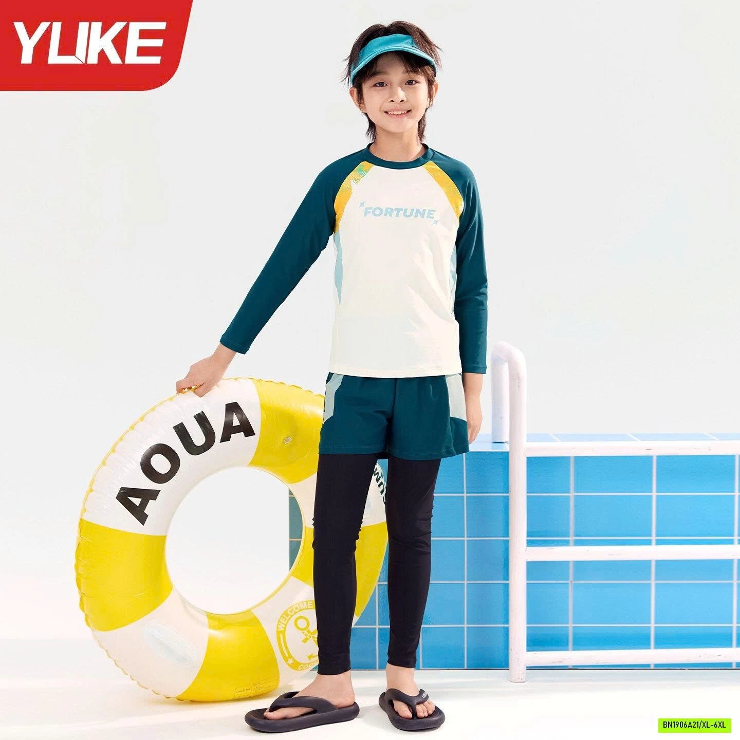 SÉT BƠI DÀI TAY PHỐI MÀU YLIKE