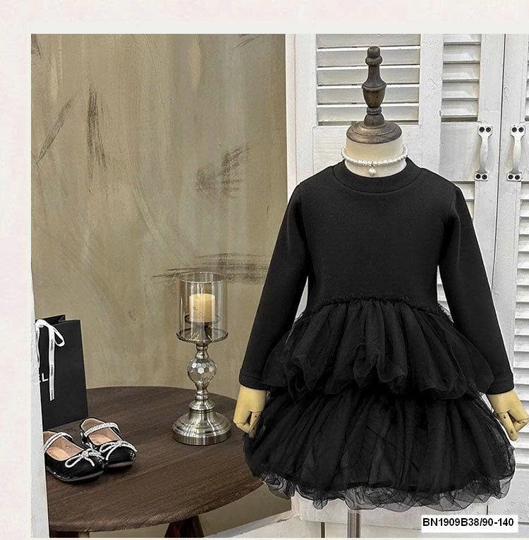 VÁY LIỀN THÂN PHỐI REN XÒE BÉ GÁI