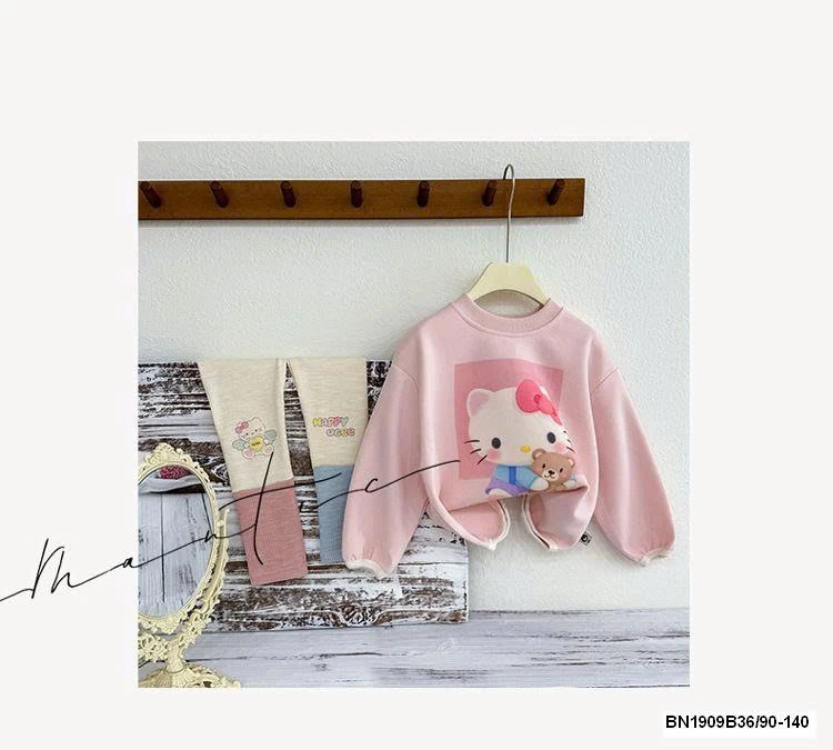 SET ÁO HELLO KITTY MIX QUẦN LEGGING