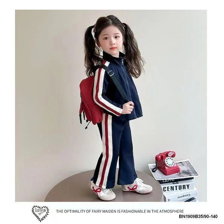 SET NỈ THAN SỌC ĐỎ BG