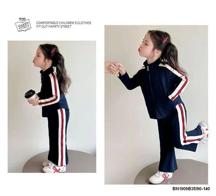 SET NỈ THAN SỌC ĐỎ BG