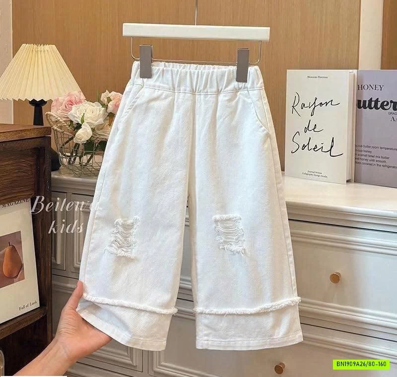 QUẦN JEAN TRẮNG RÁCH CÁCH ĐIỆU