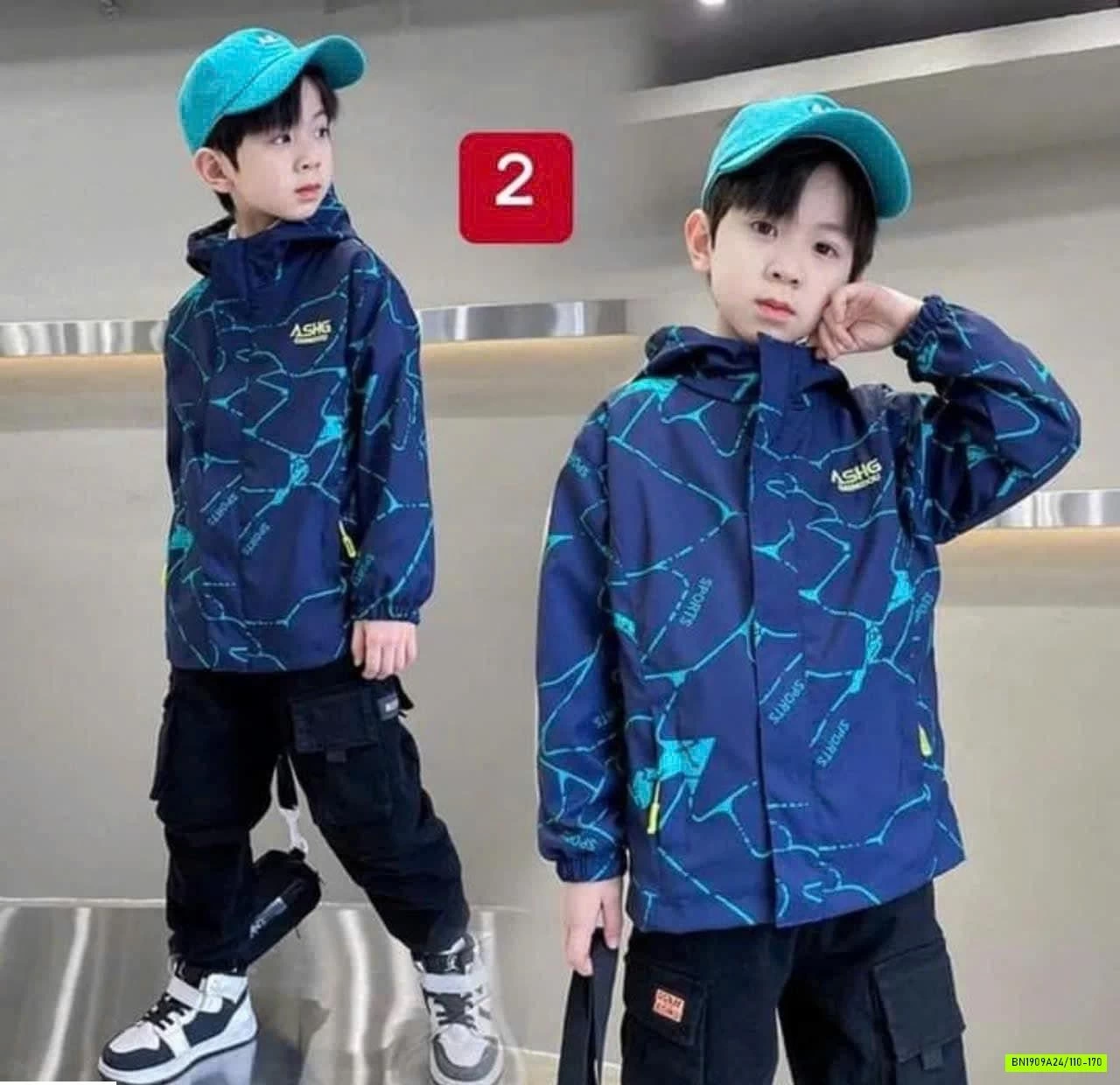 ÁO KHOÁC GIÓ SIZE ĐẠI BÉ TRAI