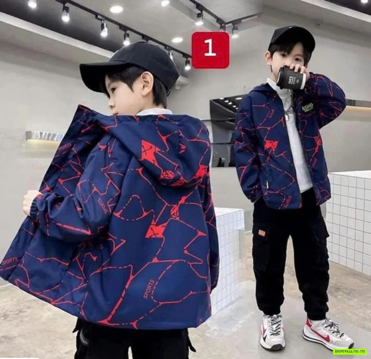 ÁO KHOÁC GIÓ SIZE ĐẠI BÉ TRAI