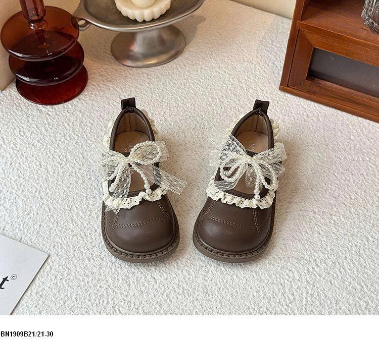 GIÀY BÚP BÊ PHỐI REN VINTAGE