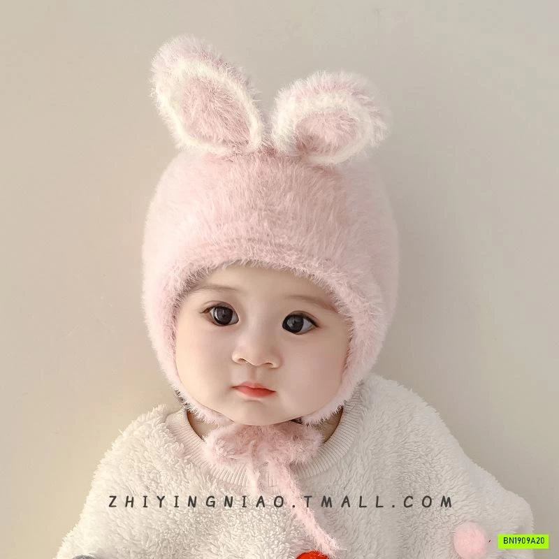 MŨ LÔNG TAI THỎ ĐÁNG YÊU