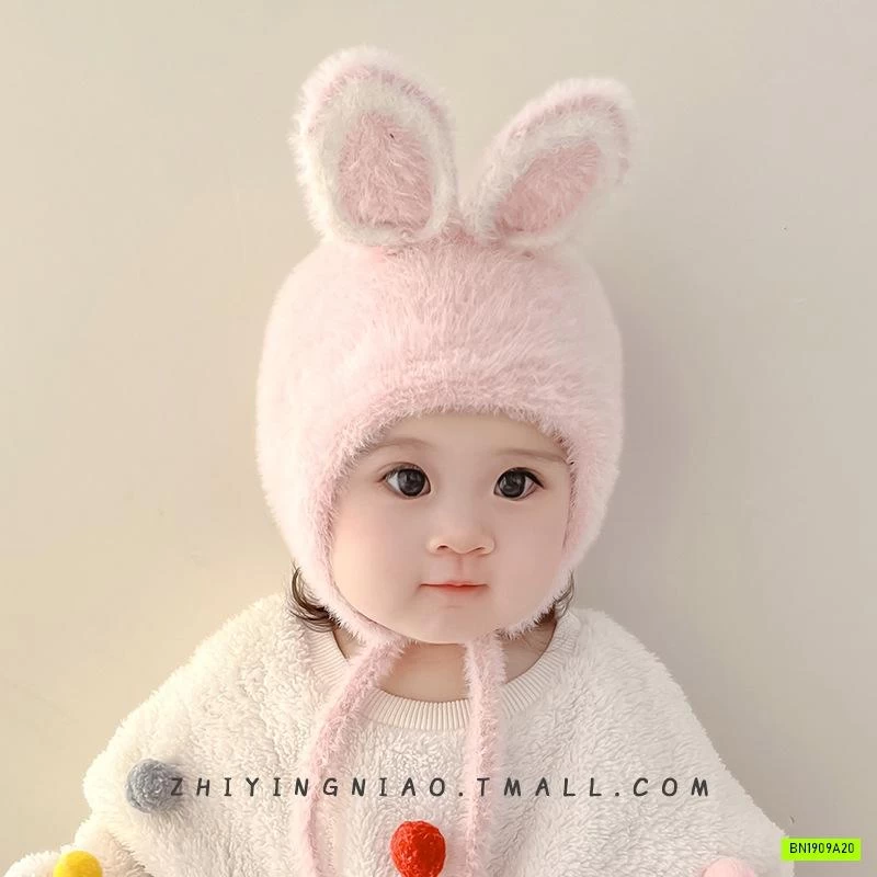 MŨ LÔNG TAI THỎ ĐÁNG YÊU