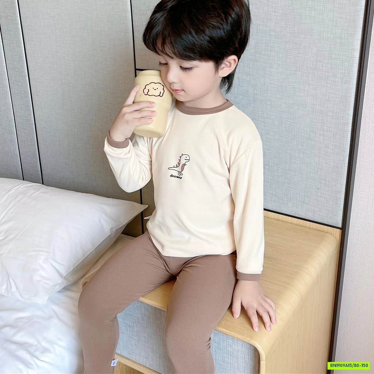 BỘ COTTON GIỮ NHIỆT PHỐI VIỀN