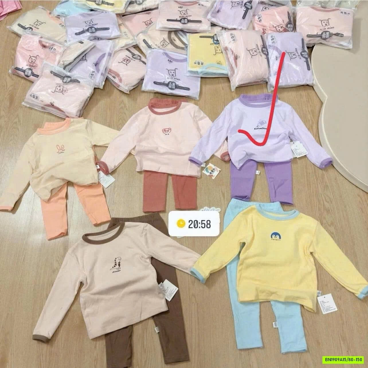 BỘ COTTON GIỮ NHIỆT PHỐI VIỀN