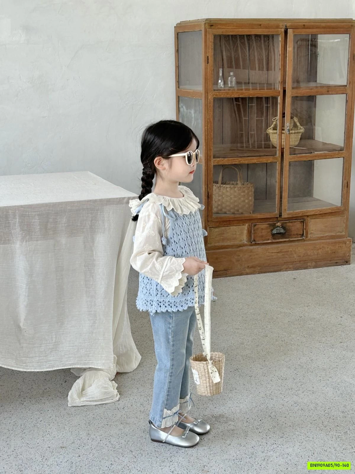 SÉT SƠ MI QUẦN JEANS LOE BÁNH BÈO