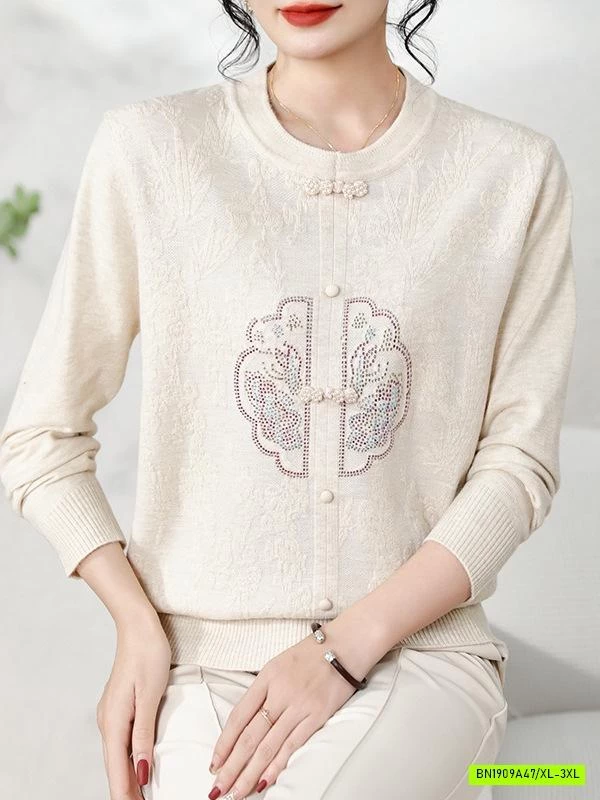 ÁO LEN TRUNG NIÊN GIẢ CỎ TÀU