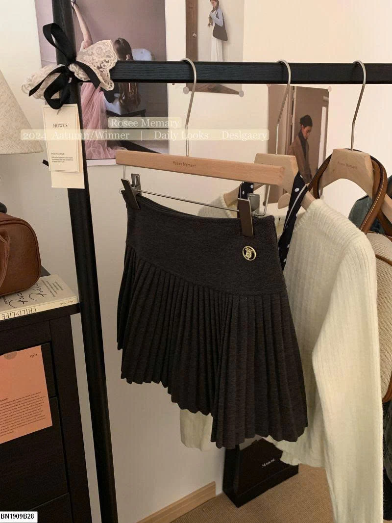 CHÂN VÁY LEN XẾP LY