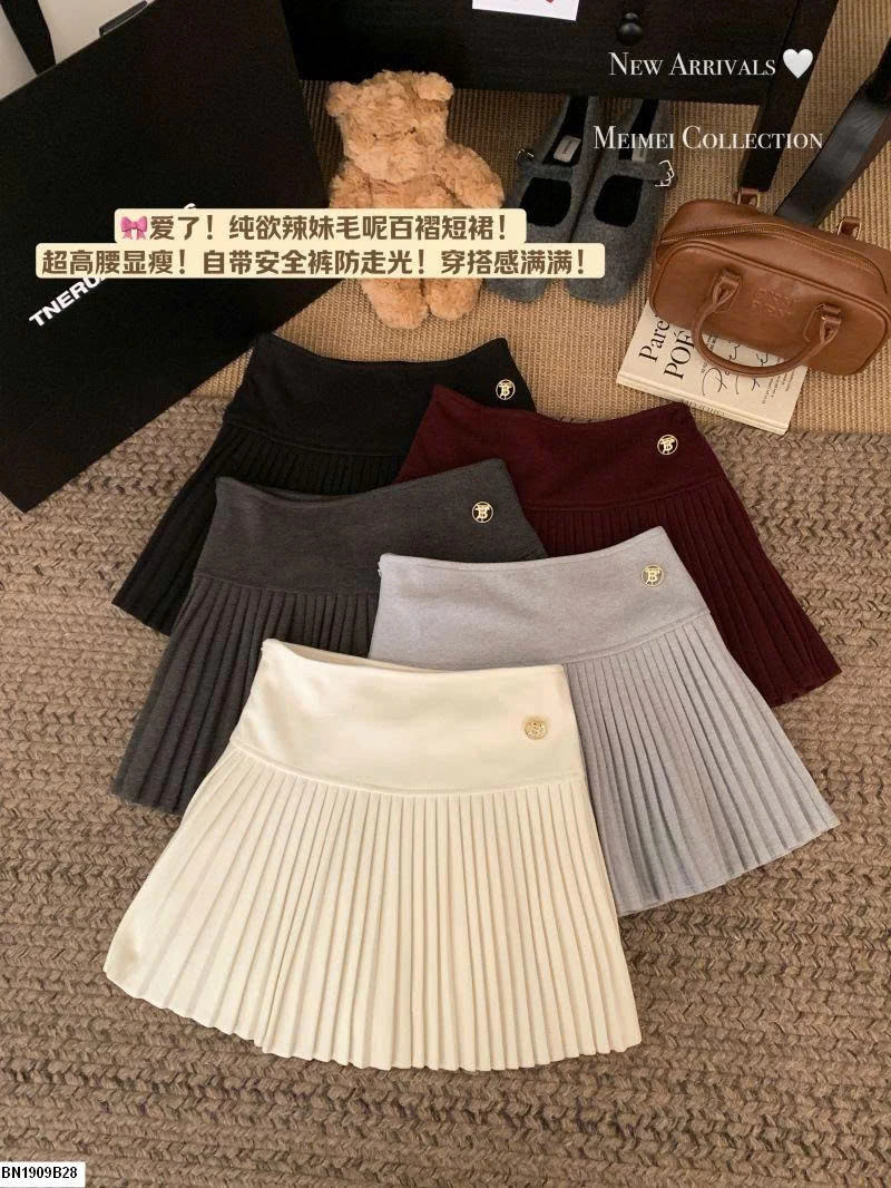 CHÂN VÁY LEN XẾP LY