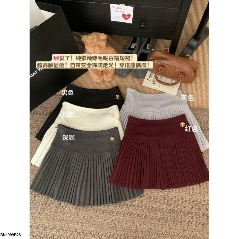 CHÂN VÁY LEN XẾP LY