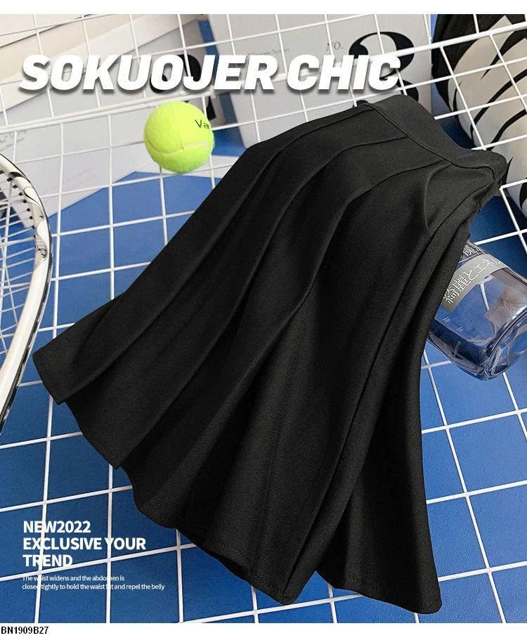 CHÂN VÁY XẾP LY TONE TÂY