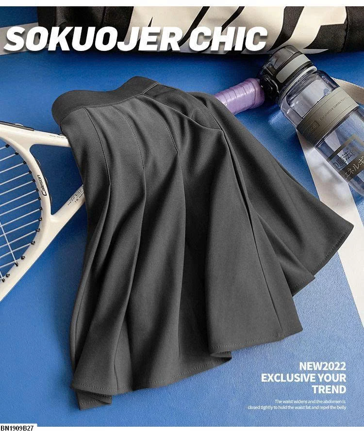 CHÂN VÁY XẾP LY TONE TÂY