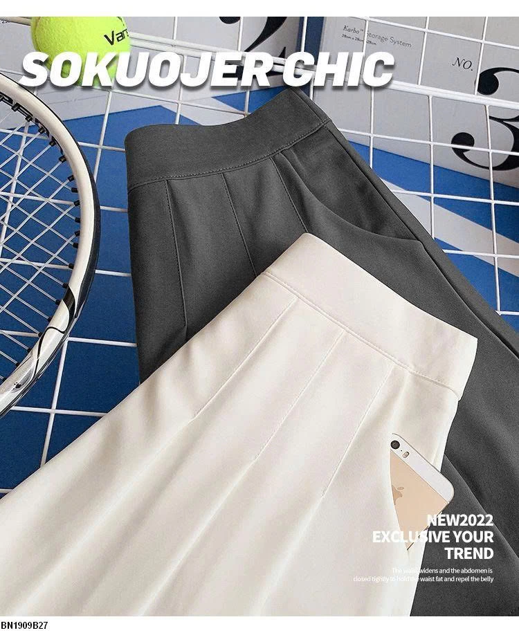 CHÂN VÁY XẾP LY TONE TÂY