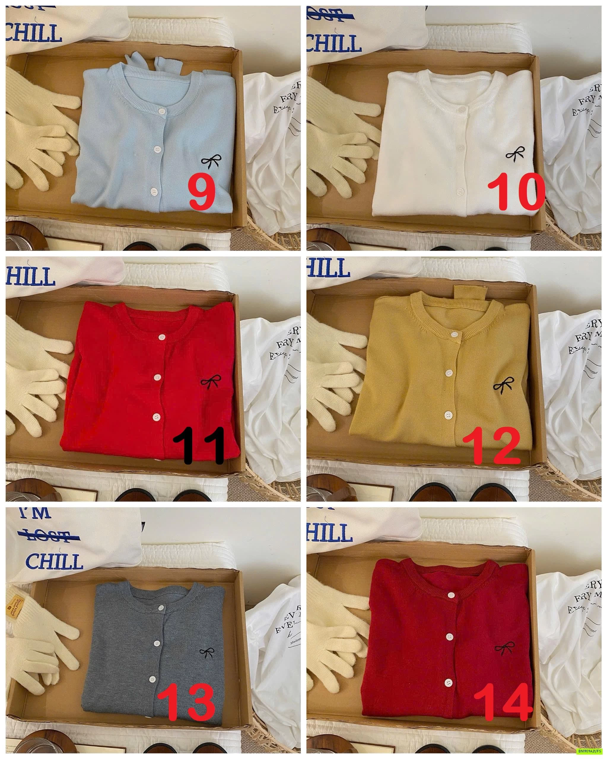 CARDIGAN THÊU NƠ NỮ