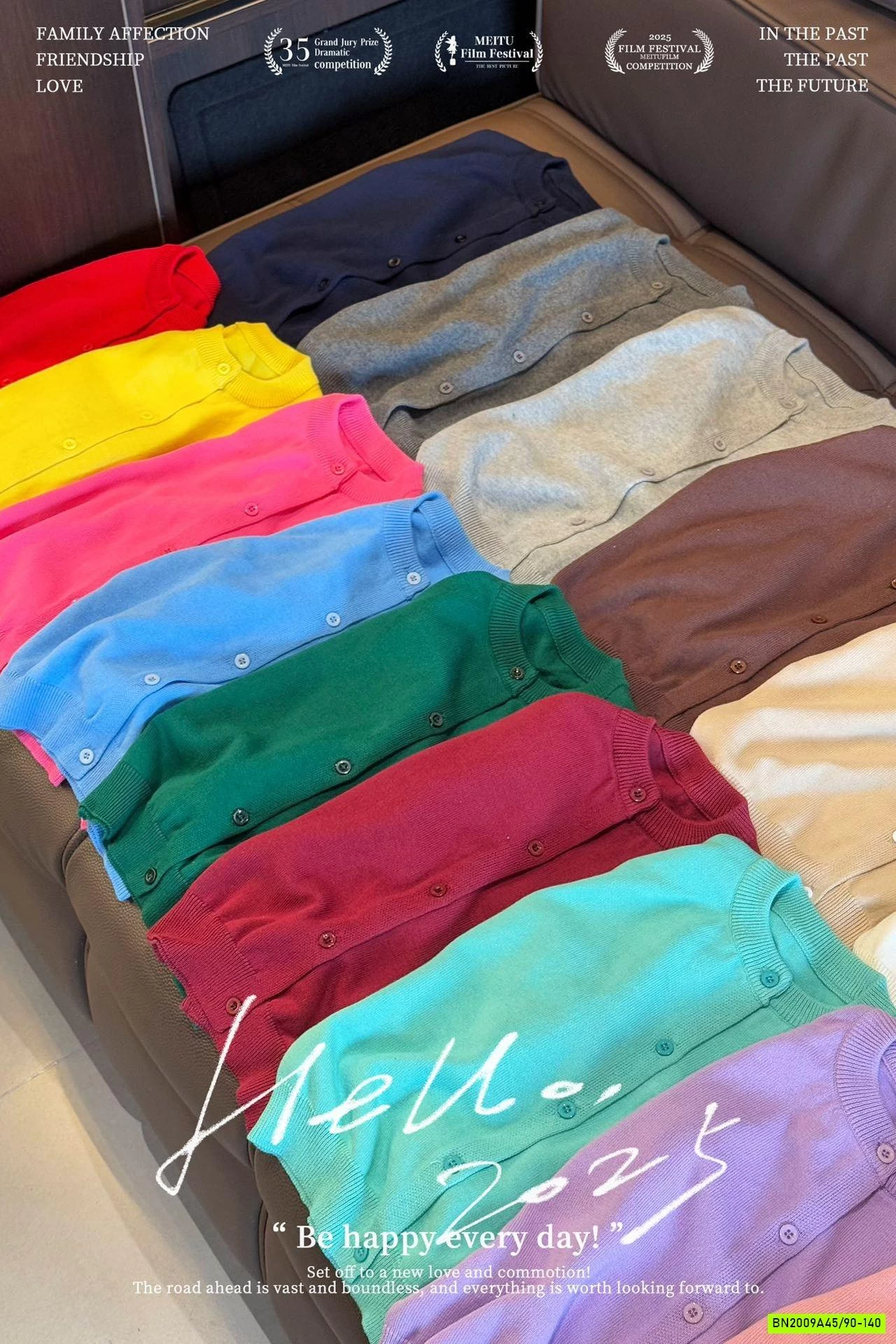 CARDIGAN LEN TRƠN CỔ TRÒN