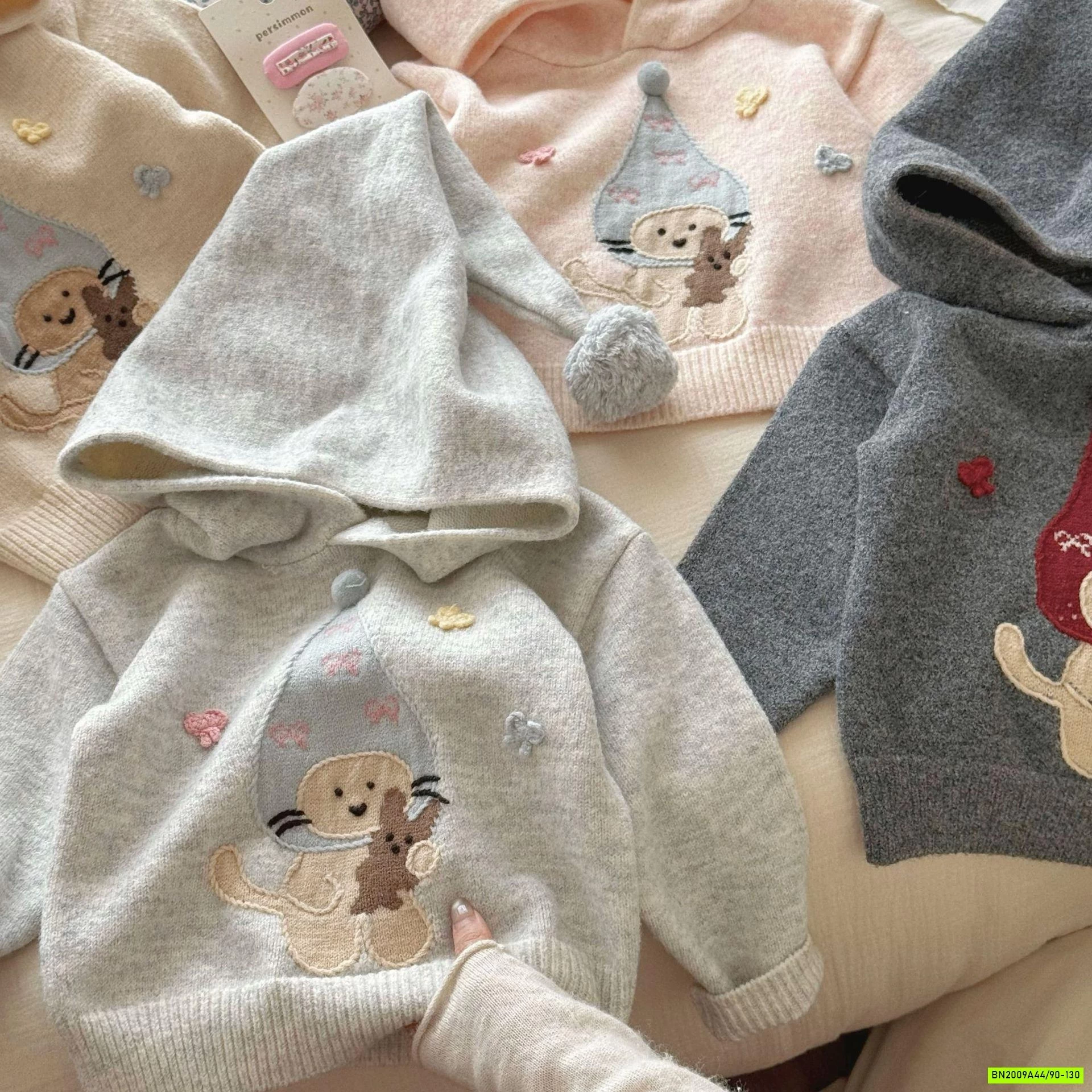 HOODIE LEN THÚ CƯNG DỄ THƯƠNG