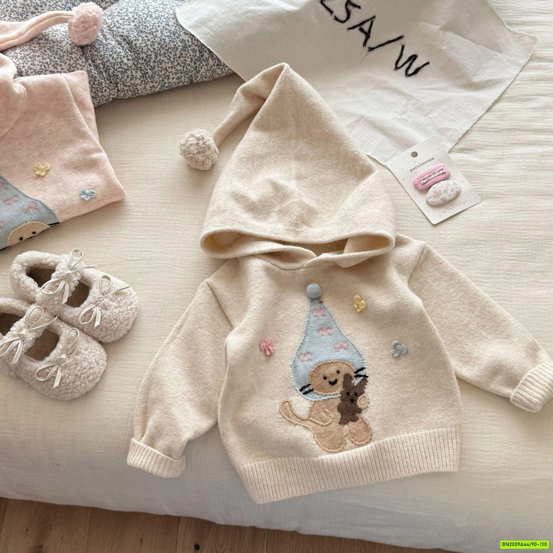 HOODIE LEN THÚ CƯNG DỄ THƯƠNG