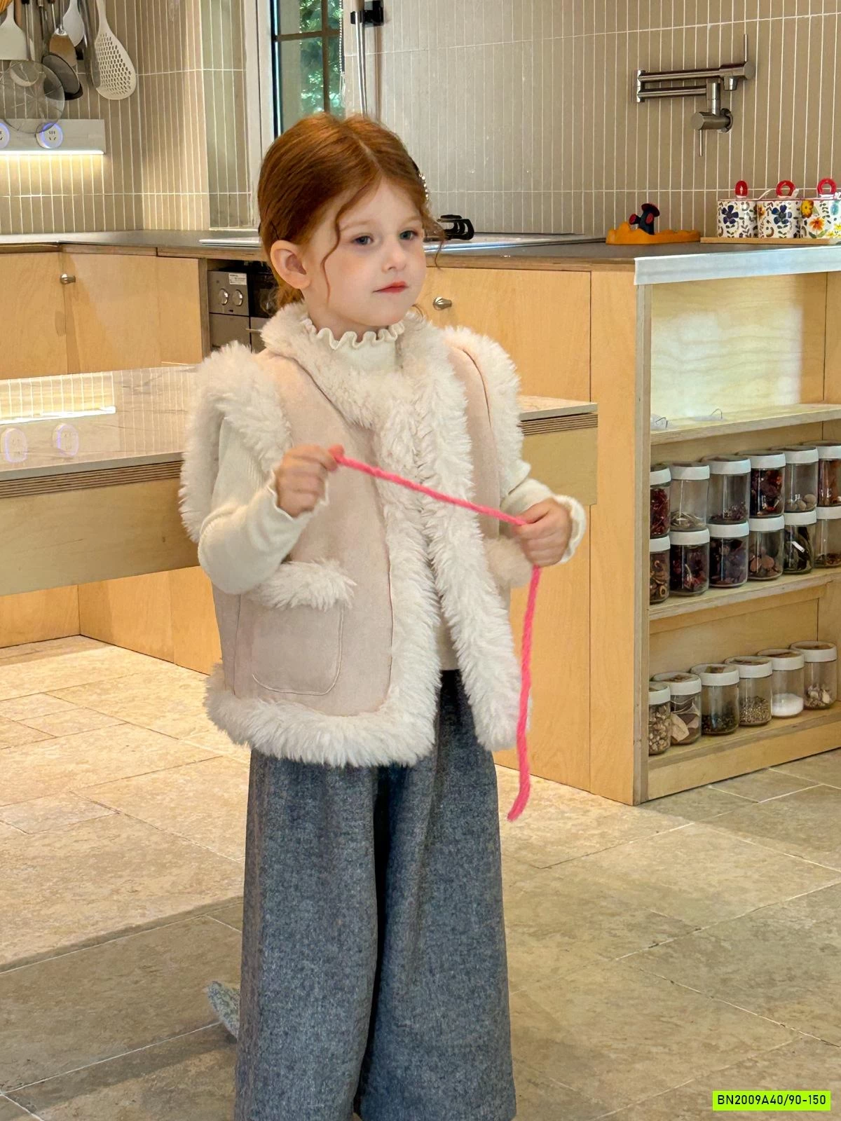 KHOÁC GILE DA LỘN VIỀN LÔNG