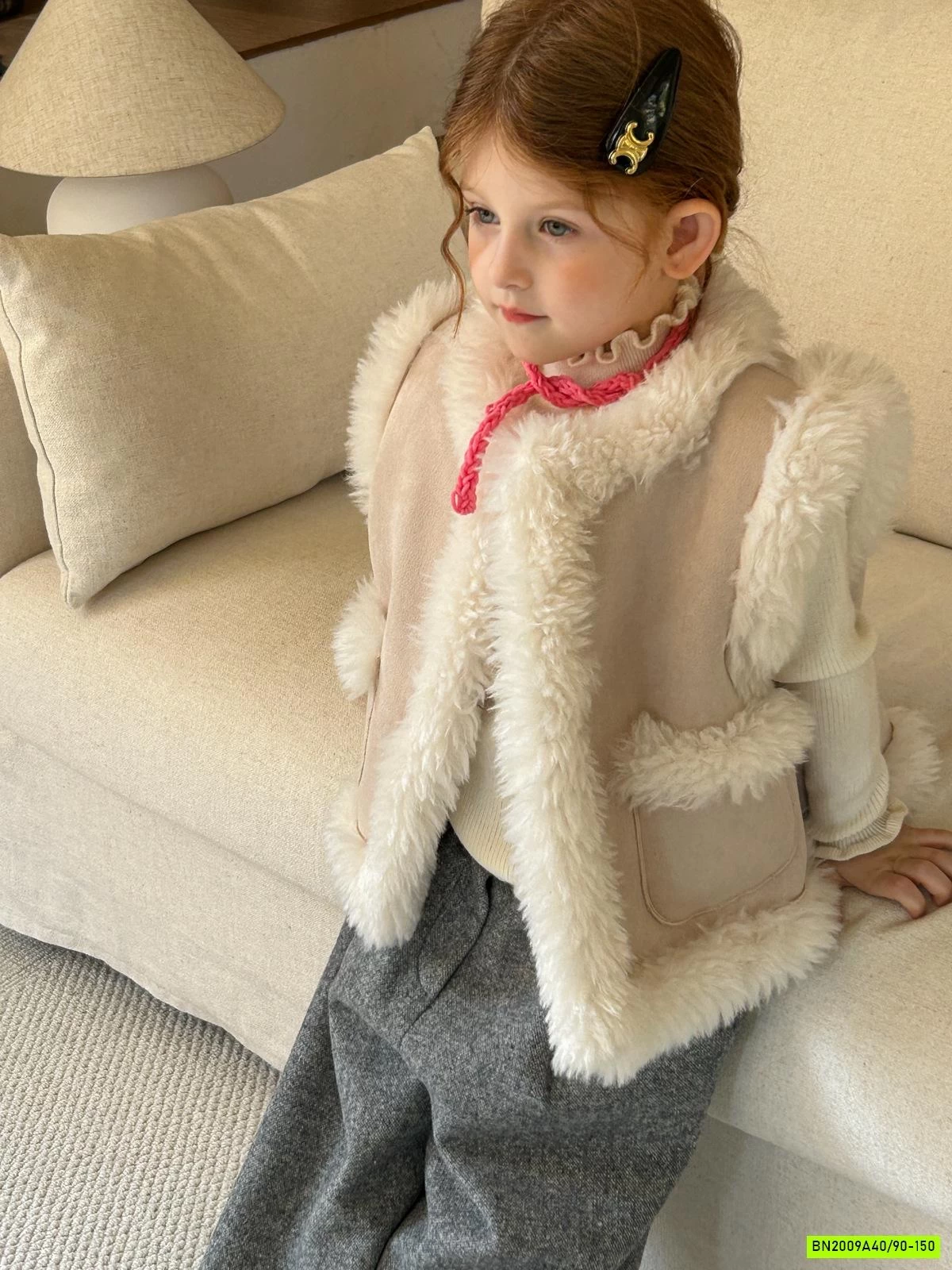 KHOÁC GILE DA LỘN VIỀN LÔNG