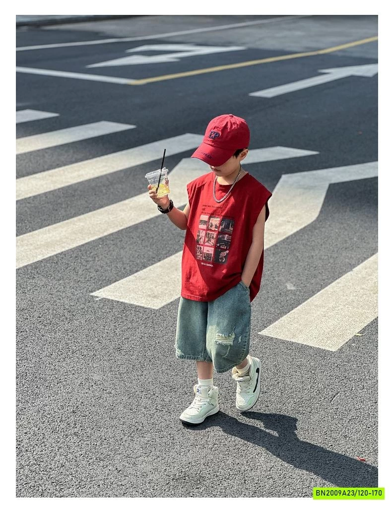 TANKTOP ĐỎ IN HÌNH CÁ TÍNH