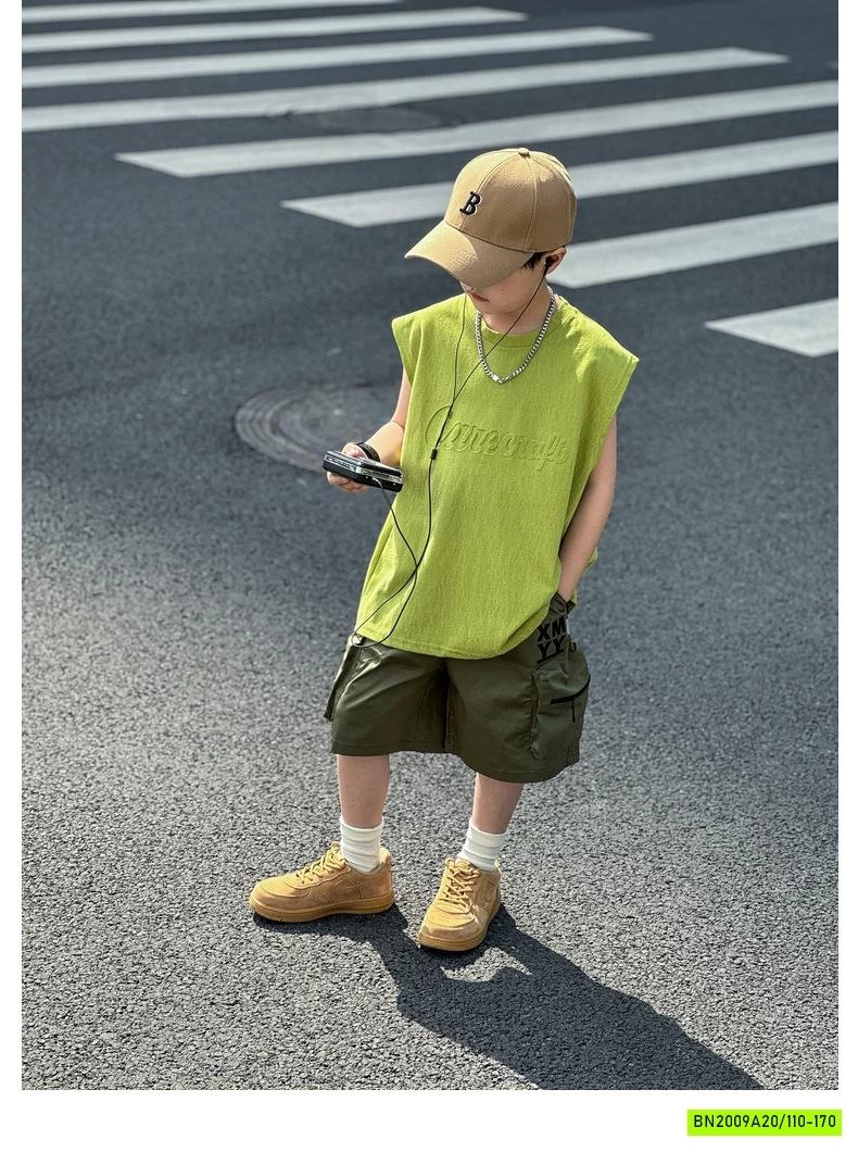 TANKTOP XANH CHUỐI IN CHỮ NỔI