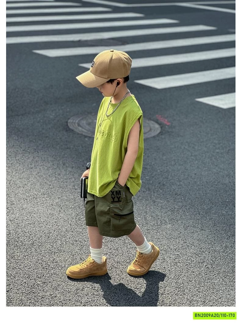 TANKTOP XANH CHUỐI IN CHỮ NỔI