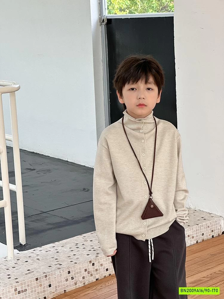 CARDIGAN CỔ LỌ ĐỘC LẠ 25G191 AMBB