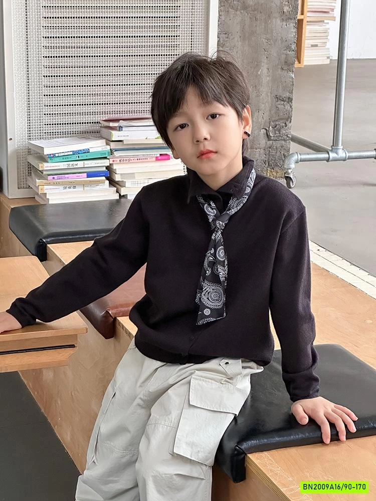 CARDIGAN CỔ LỌ ĐỘC LẠ 25G191 AMBB