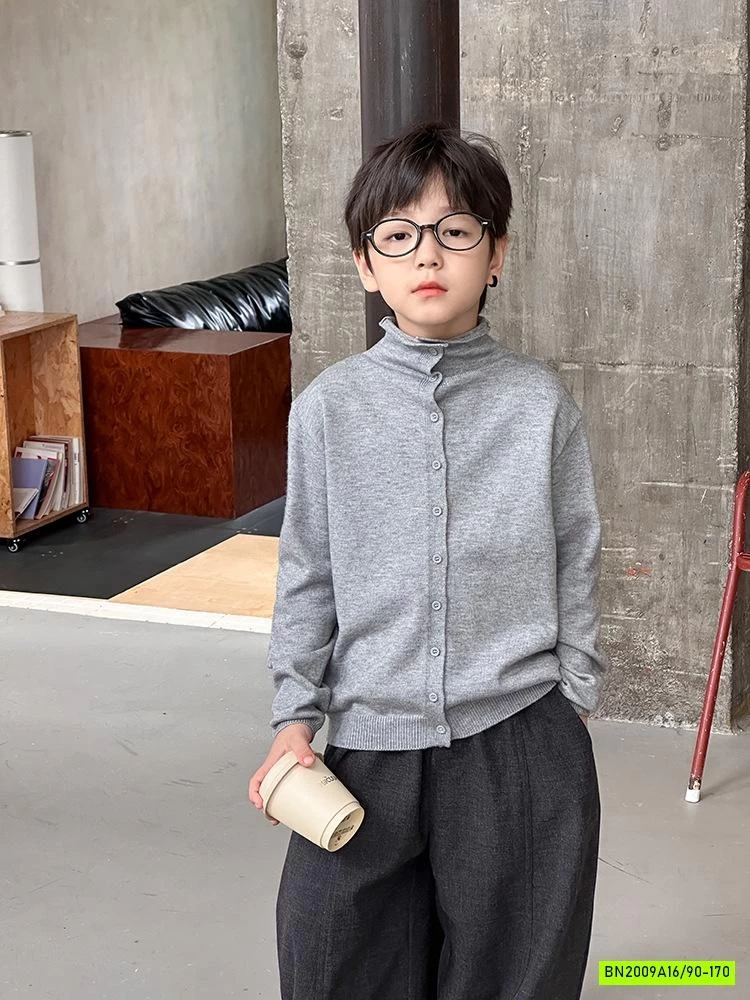 CARDIGAN CỔ LỌ ĐỘC LẠ 25G191 AMBB