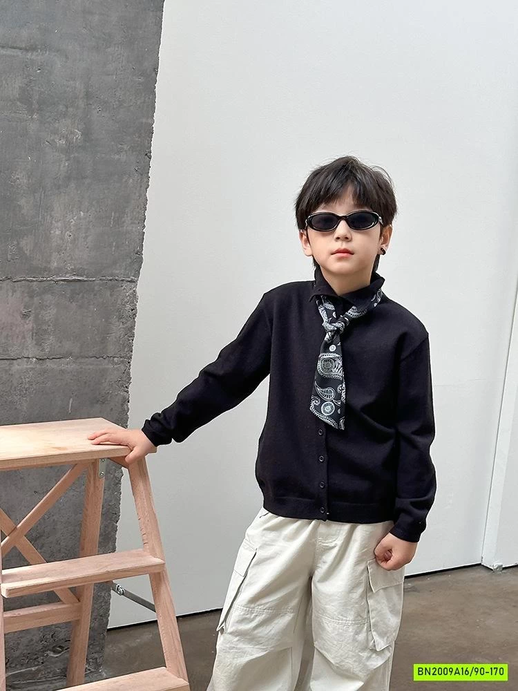 CARDIGAN CỔ LỌ ĐỘC LẠ 25G191 AMBB