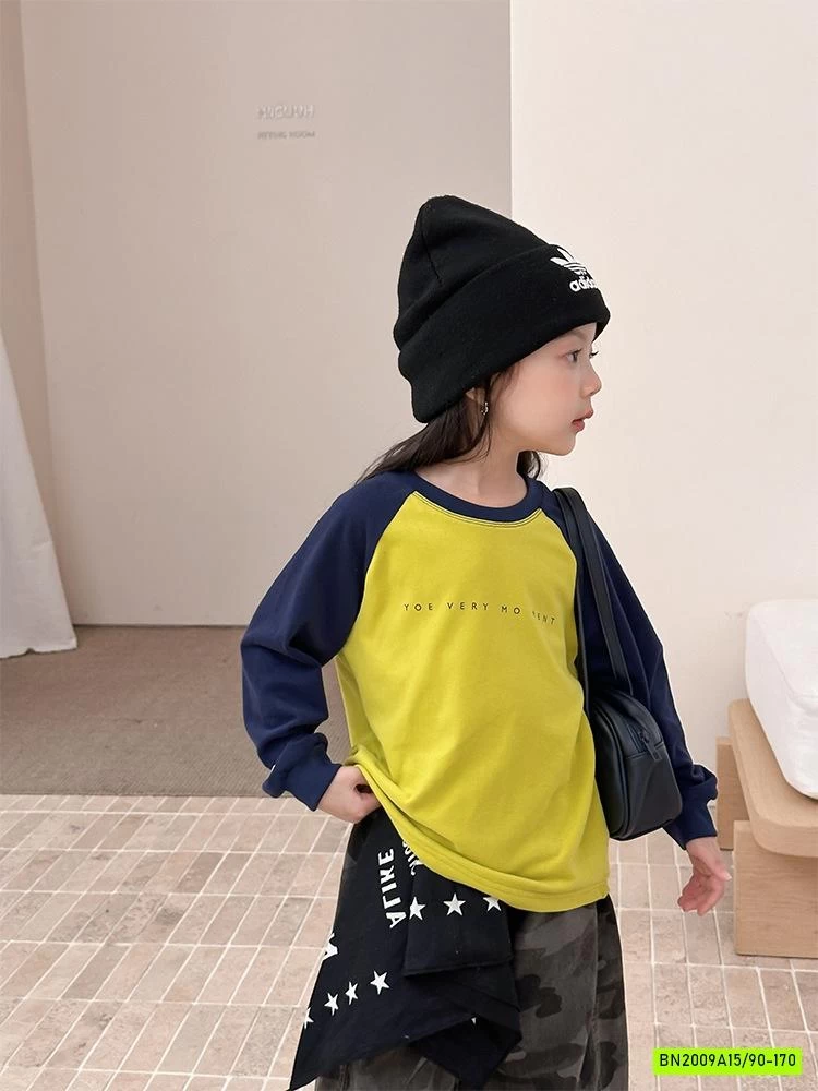 ÁO THUN PHỐI MÀU TAY 25G071 AMBB