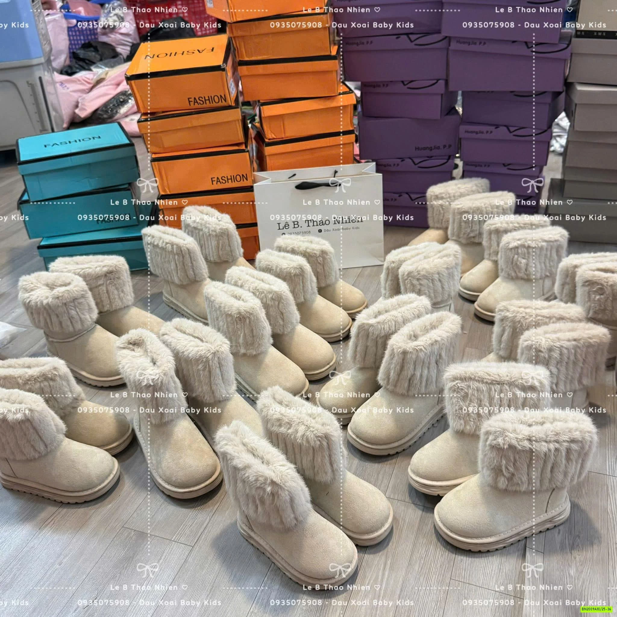 BOOT NHUNG CỔ LÔNG