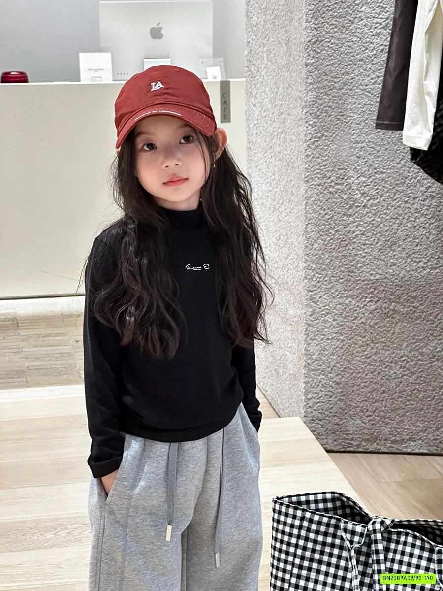 ÁO NỈ GIỮ NHIỆT CỔ 3P 25G057 AMBB