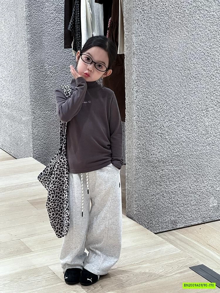 ÁO NỈ GIỮ NHIỆT CỔ 3P 25G057 AMBB