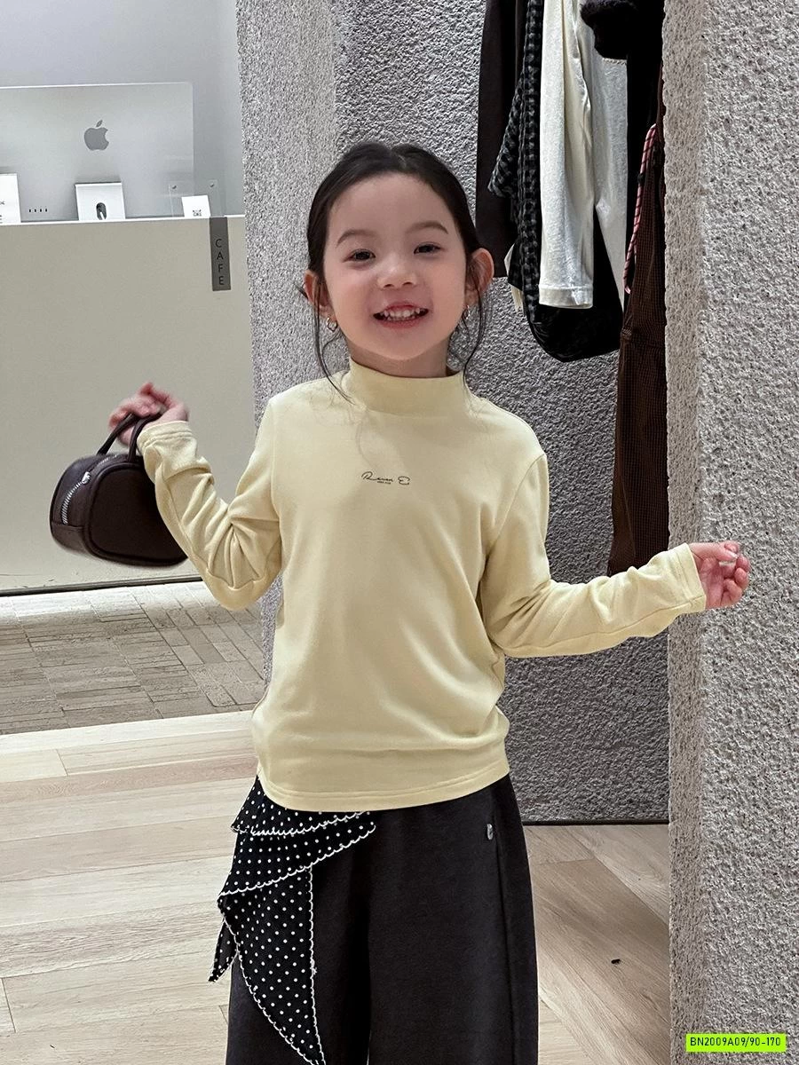 ÁO NỈ GIỮ NHIỆT CỔ 3P 25G057 AMBB