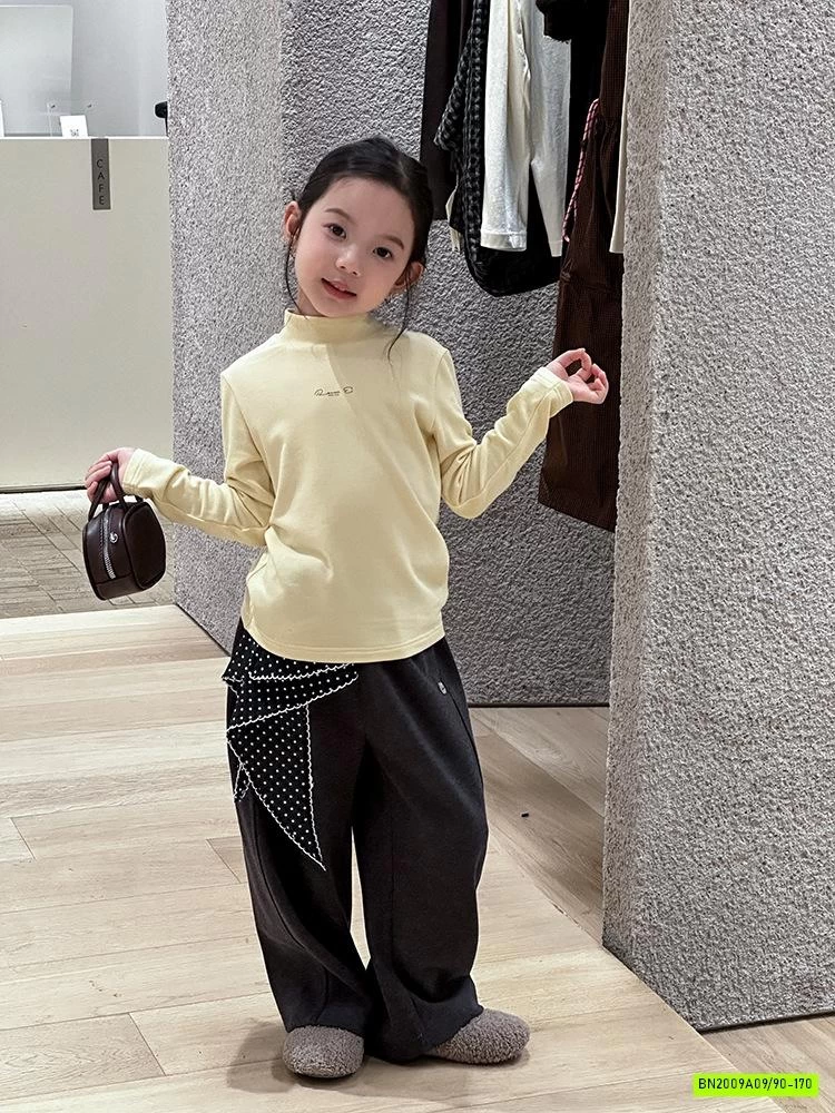 ÁO NỈ GIỮ NHIỆT CỔ 3P 25G057 AMBB