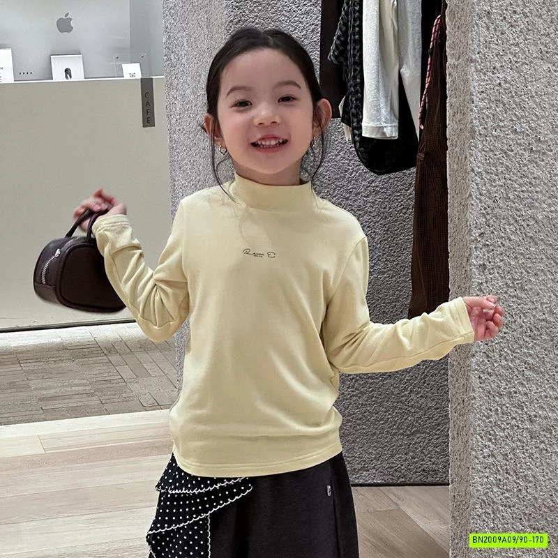 ÁO NỈ GIỮ NHIỆT CỔ 3P 25G057 AMBB