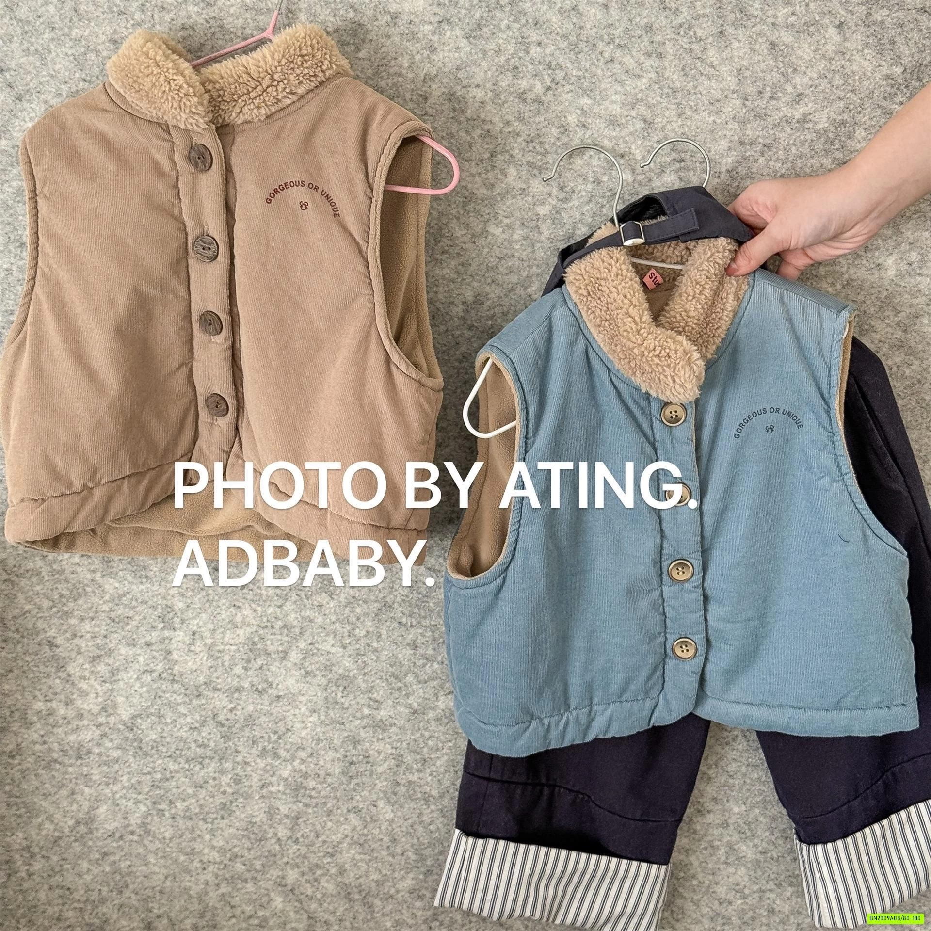 GILE NHUNG LÓT LÔNG CỪU ADBABY